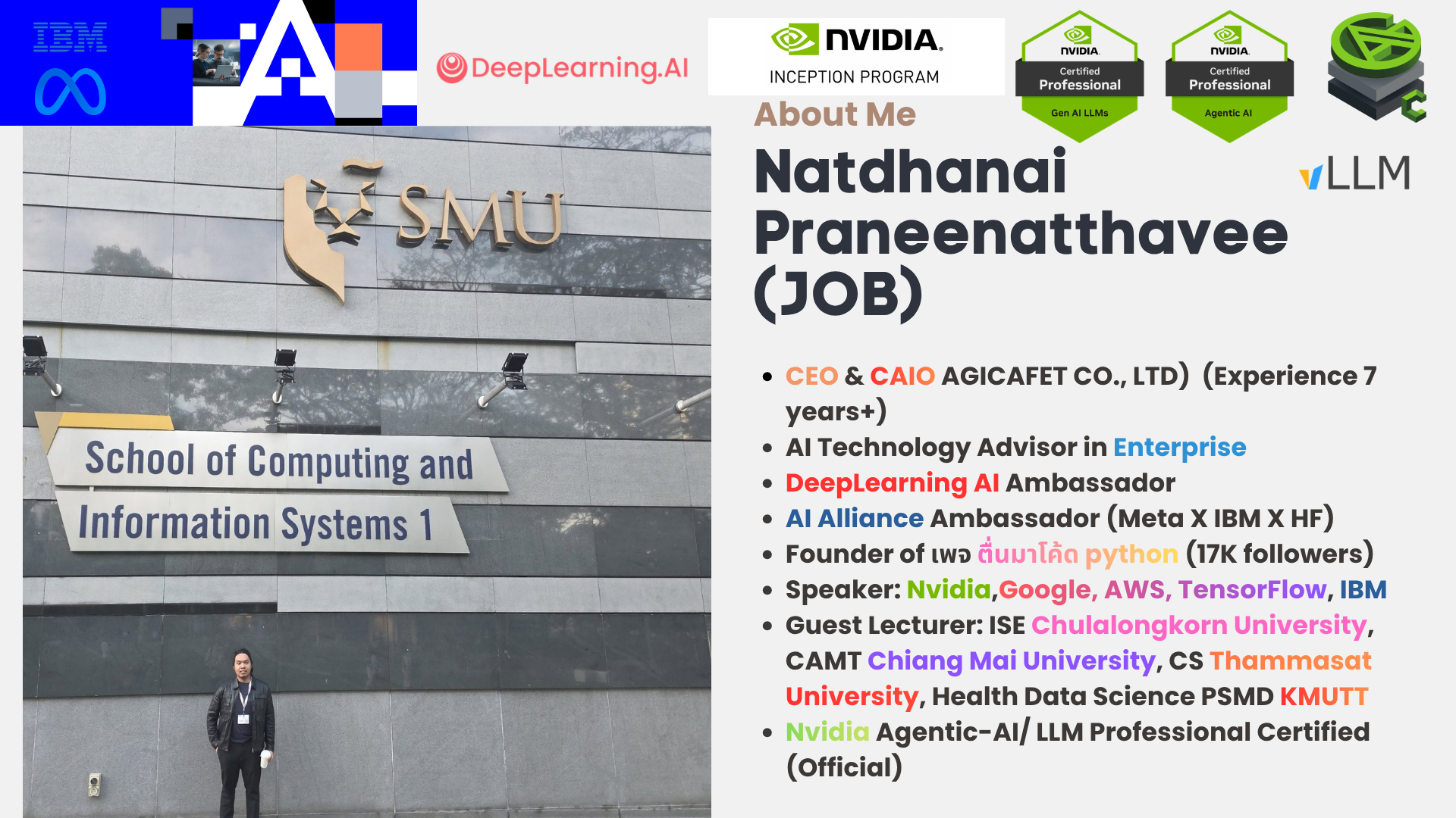 Natdhanai Praneenatthavee (JOB) — CEO & CAIO
