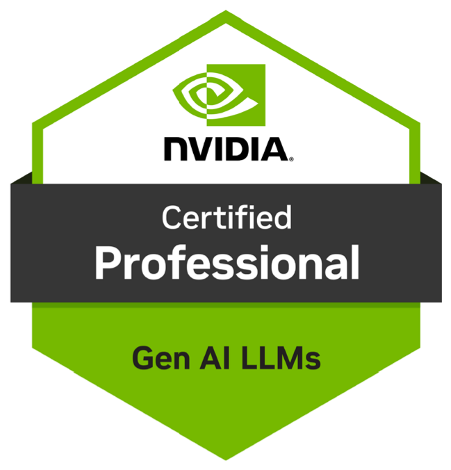 NVIDIA Certified Professional — Gen AI & LLMs