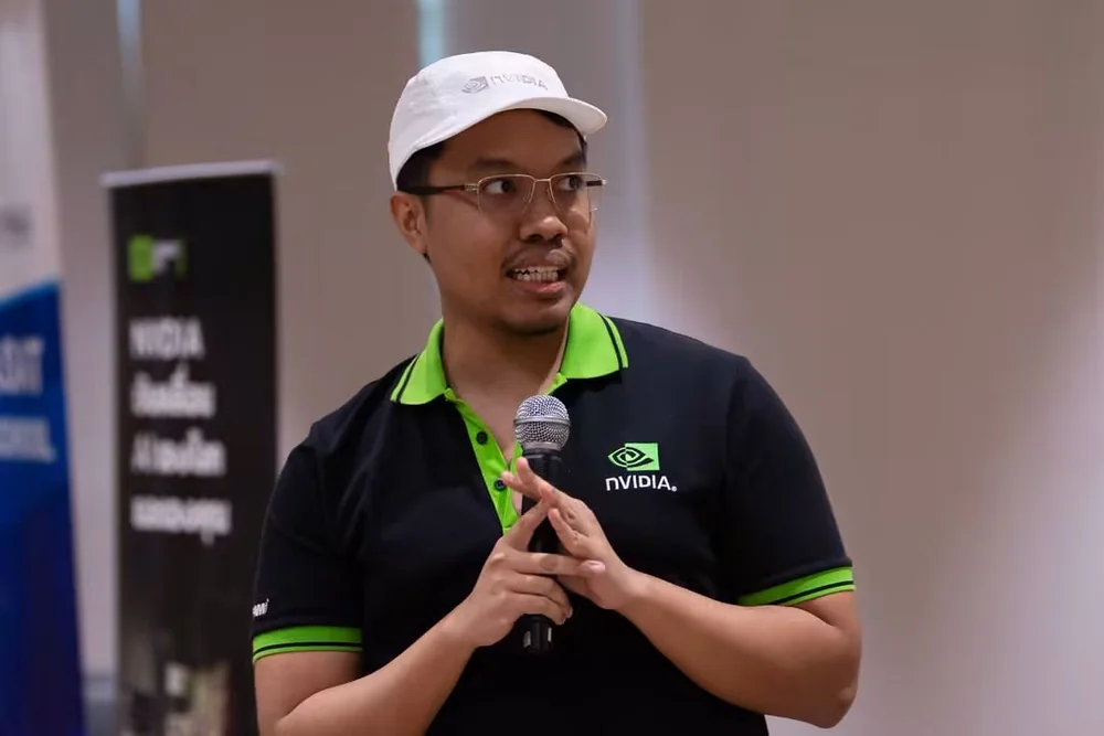 AGICAFET Founder & CEO speaking at the NVIDIA RTX AI PC Event